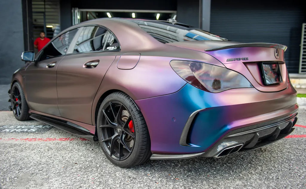 Avery SWF Satin Rush Riptide (Cyan/Purple)