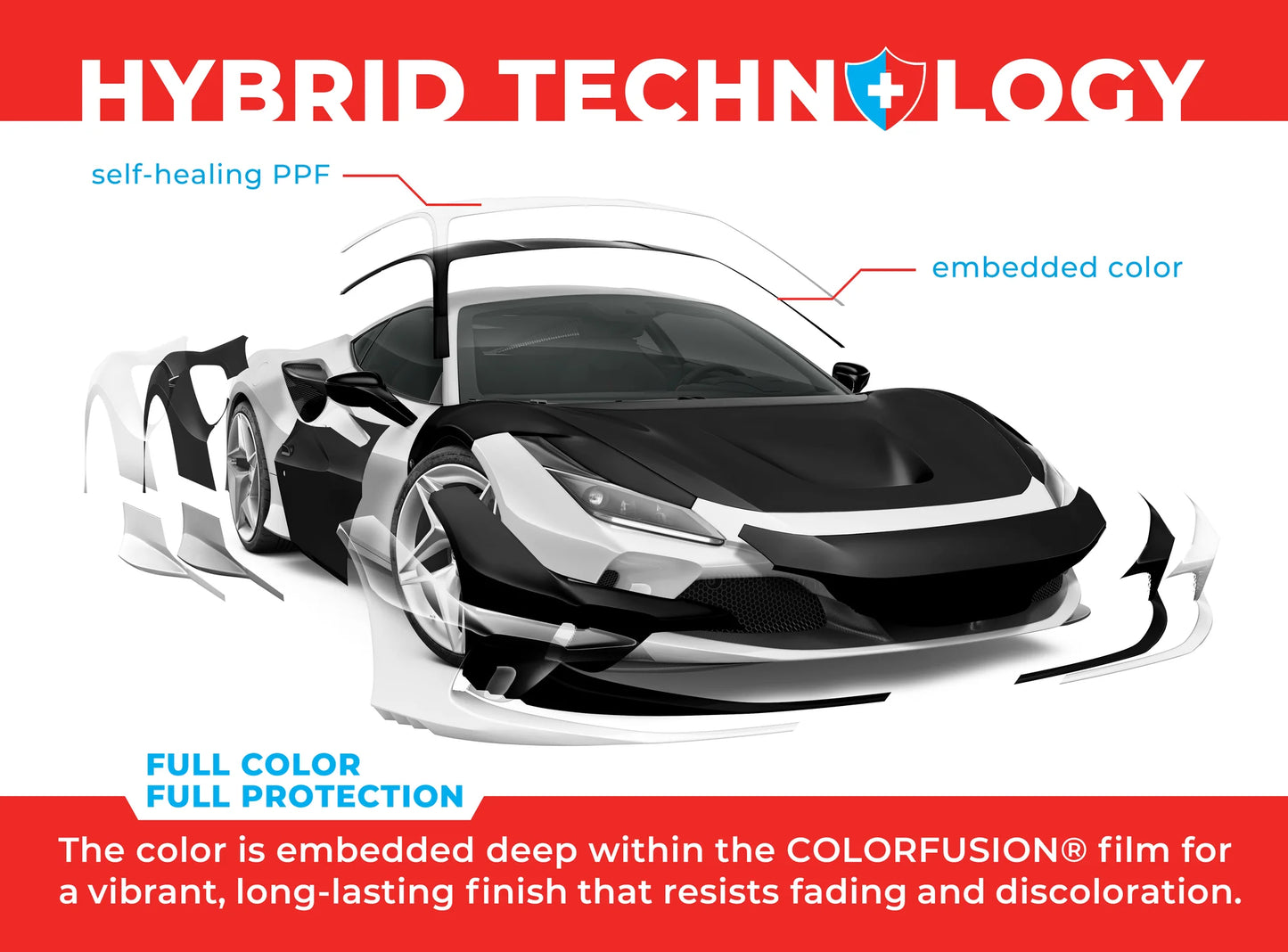 VViViD COLORFUSION® PPF Matt Midnight Black