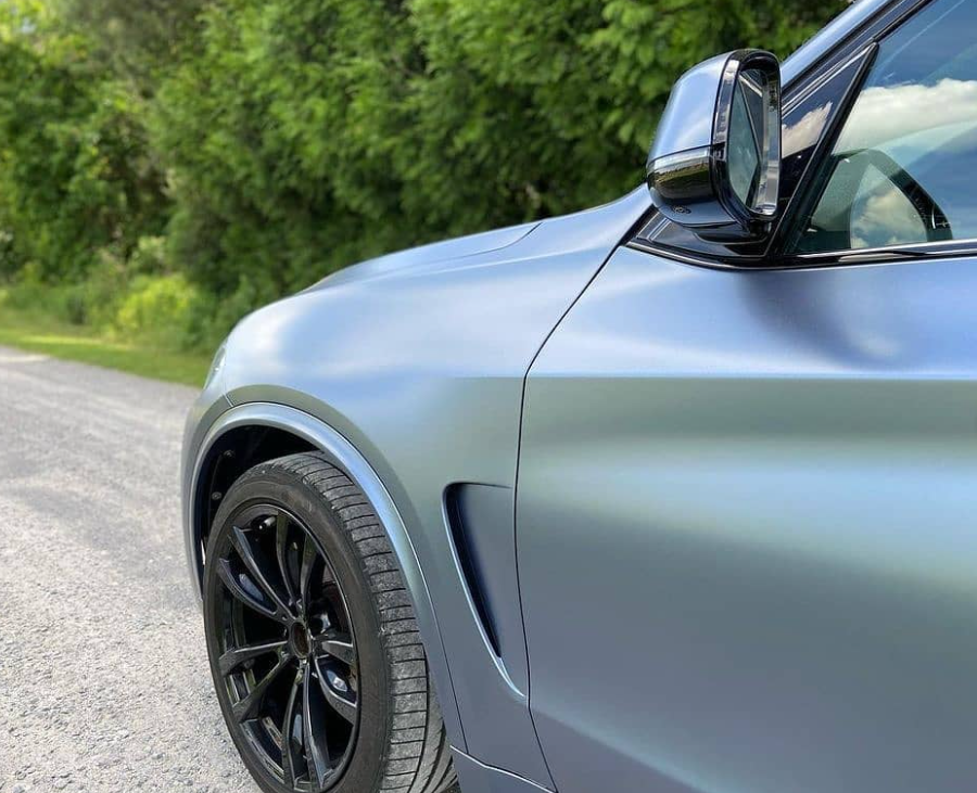 Avery SWF Satin Metallic Grey Blue