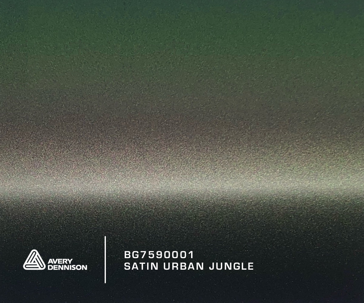 Avery SWF Satin Urban Jungle (Silver/Green)