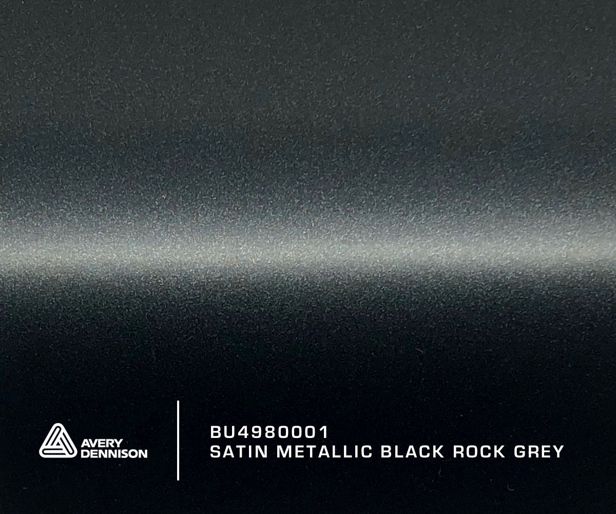 Avery SWF Satin Metallic Black Rock Grey