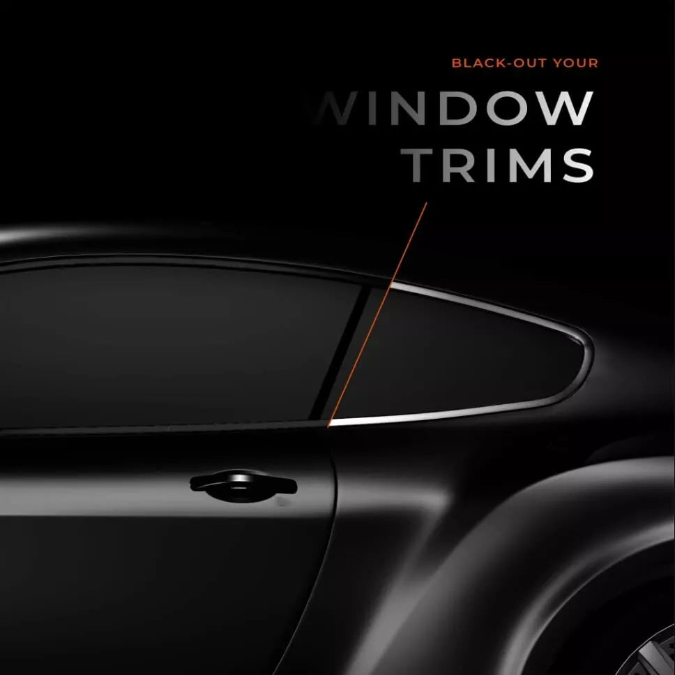 VViViD Gloss Black De Chrome Tape