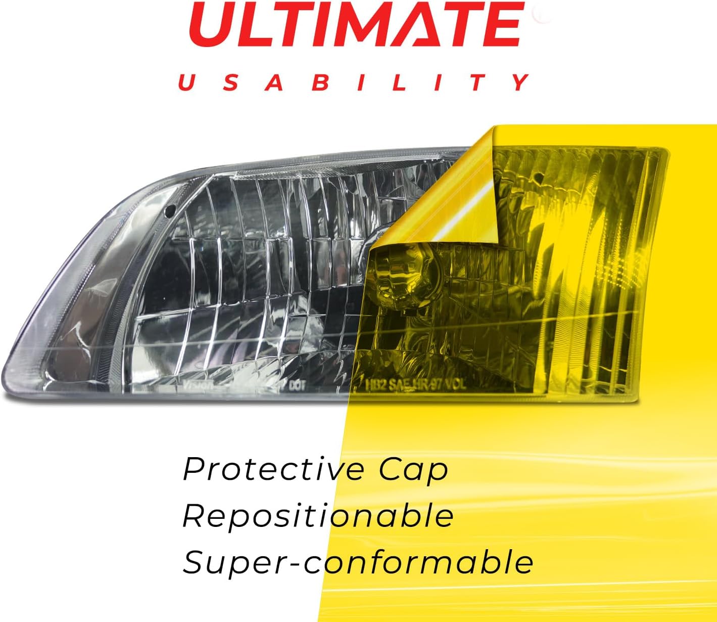 VViViD ULTIMATE® Headlight Tint - Yellow Tint