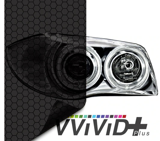 VViViD HEX+ Dark Smoke Air-tint® Headlight Tint