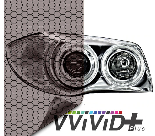 VViViD HEX+ Light Smoke Air-tint® Headlight Tint