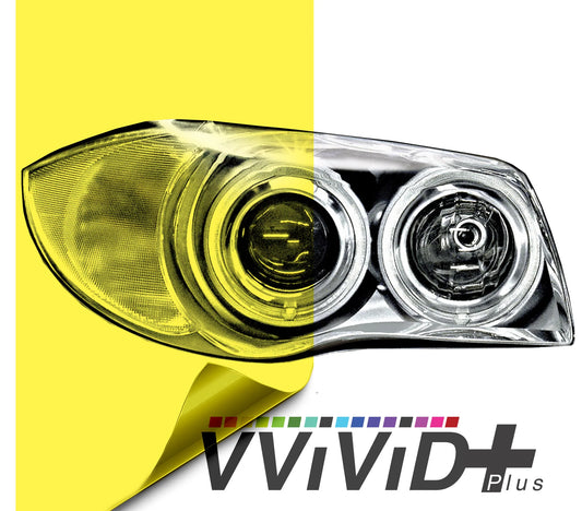 VViViD+ Yellow Smoke Air-tint® Headlight Tint